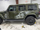 American Flag Military Star Decals for Jeep Wrangler JL, JK (4-Door) Doors