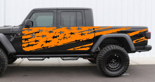 American Flag decal for Jeep gladiator 