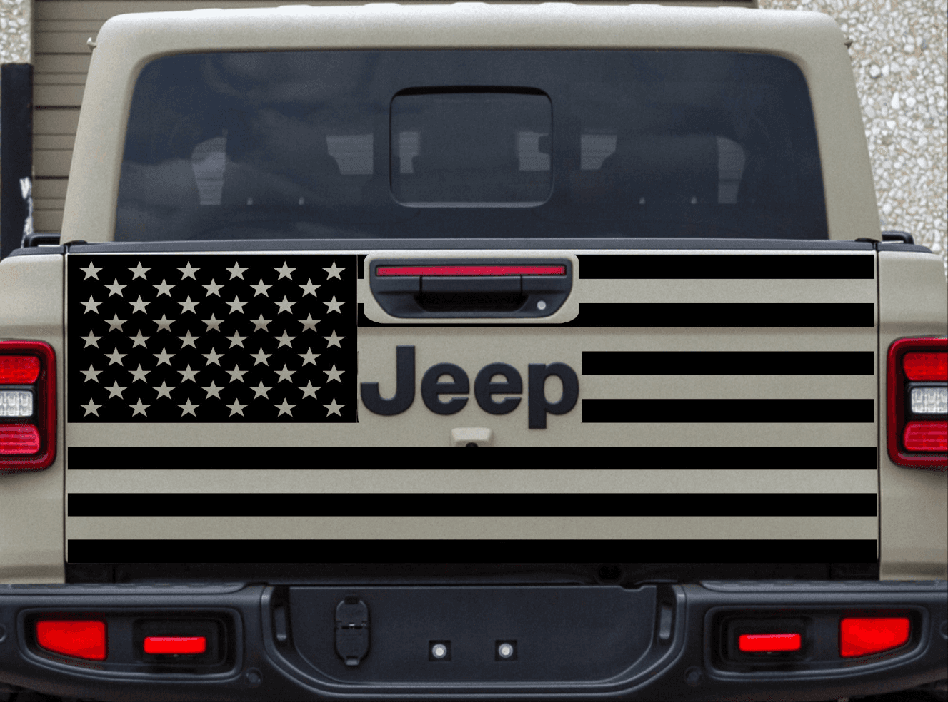 おすすめネット Tailgate Gladiator USA Decal Decal Jeep Antique