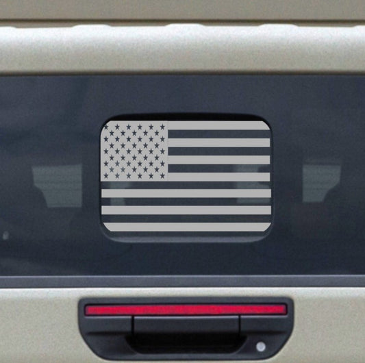  Jeep Gladiator Small Back Rear Window American Flag Decal Sticker