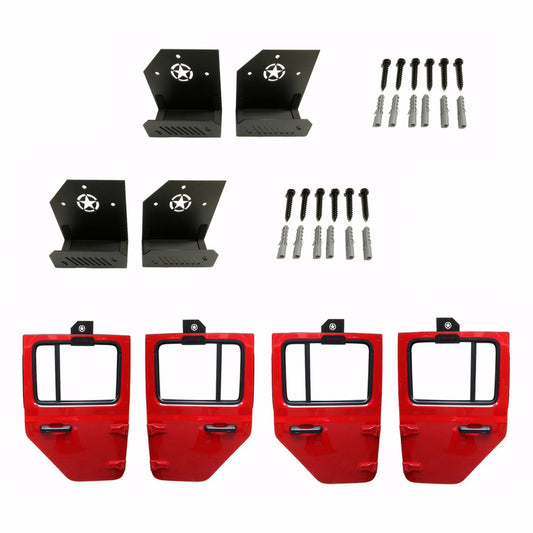 Jeep Door Hangers Door Storage for Jeep Wrangler JK JKU JL JLU TJ JT Gladiator