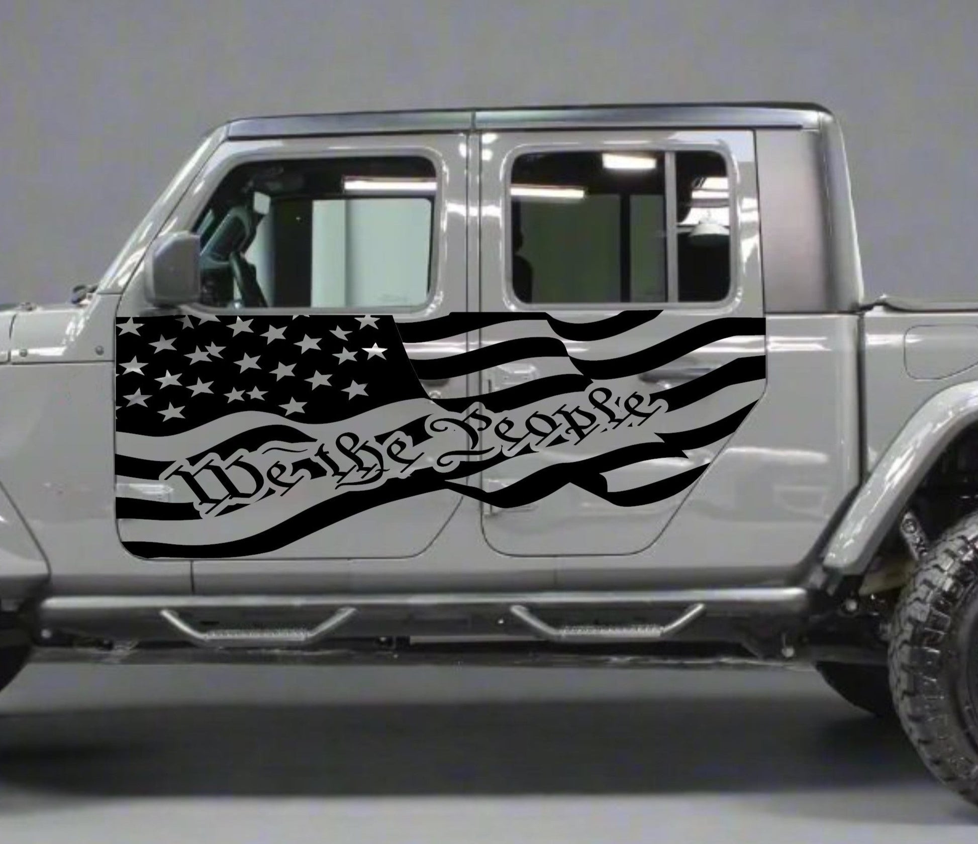 American Flag "We the People" Jeep Gladiator Decals