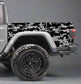 Digital Camo Decals for Jeep Gladiator Truck Bed Sides