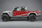 Distressed American Flag Decals for Jeep Gladiator