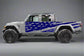 Distressed American Flag Decals for Jeep Gladiator