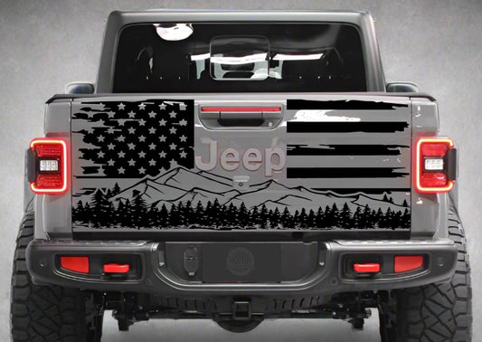 Mountain_Silhouette_American_Flag_Jeep_Gladiator_Decal