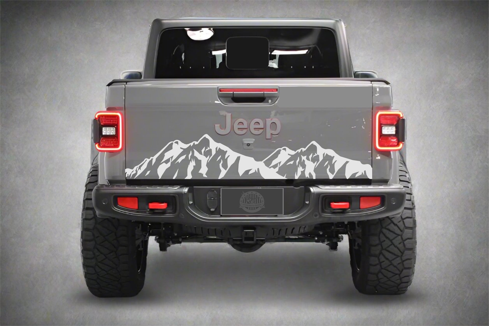 Mountain Silhouette Custom Jeep Gladiator Decals