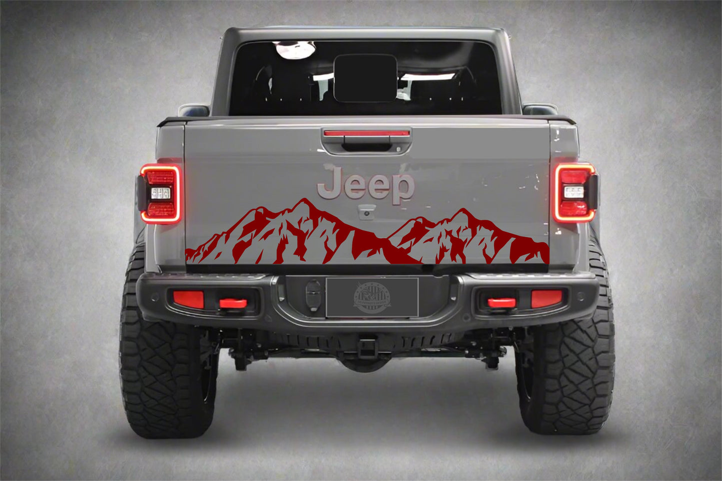 Mountain Silhouette Custom Jeep Gladiator Decals