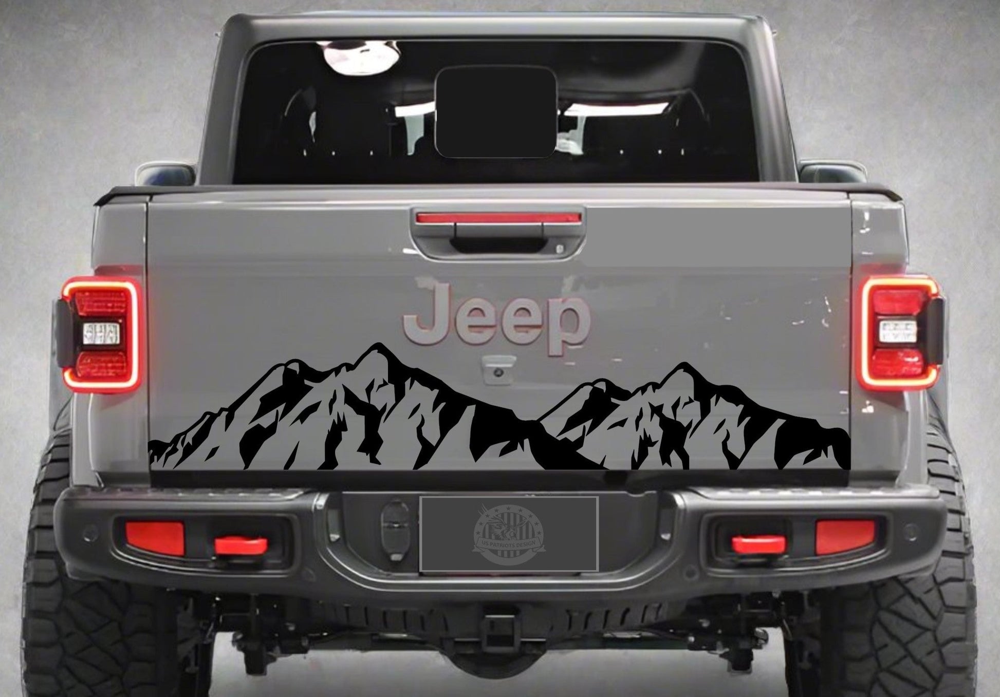 Mountain Silhouette Custom Jeep Gladiator Decals