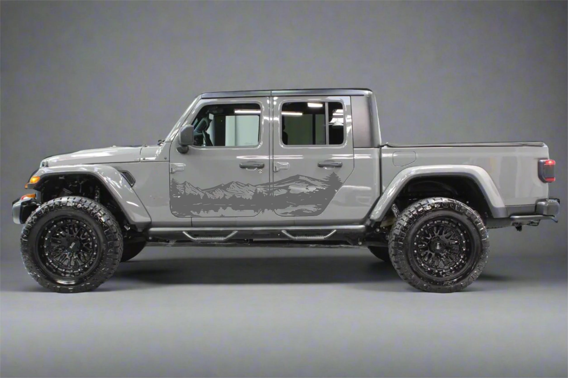 Mountain Silhouette Decals for Jeep Gladiator Truck Bed