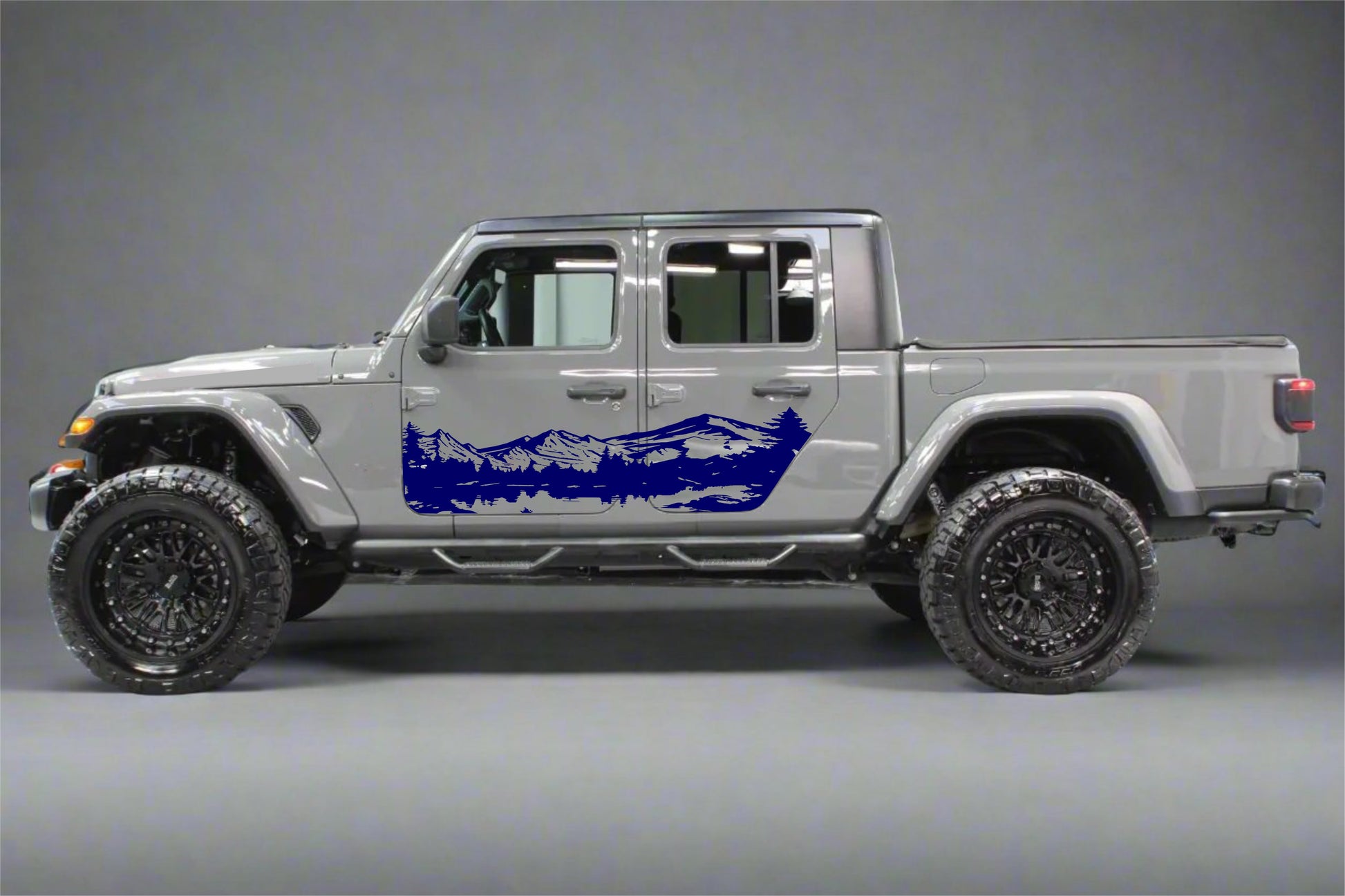 Mountain Silhouette Decals for Jeep Gladiator Truck Bed