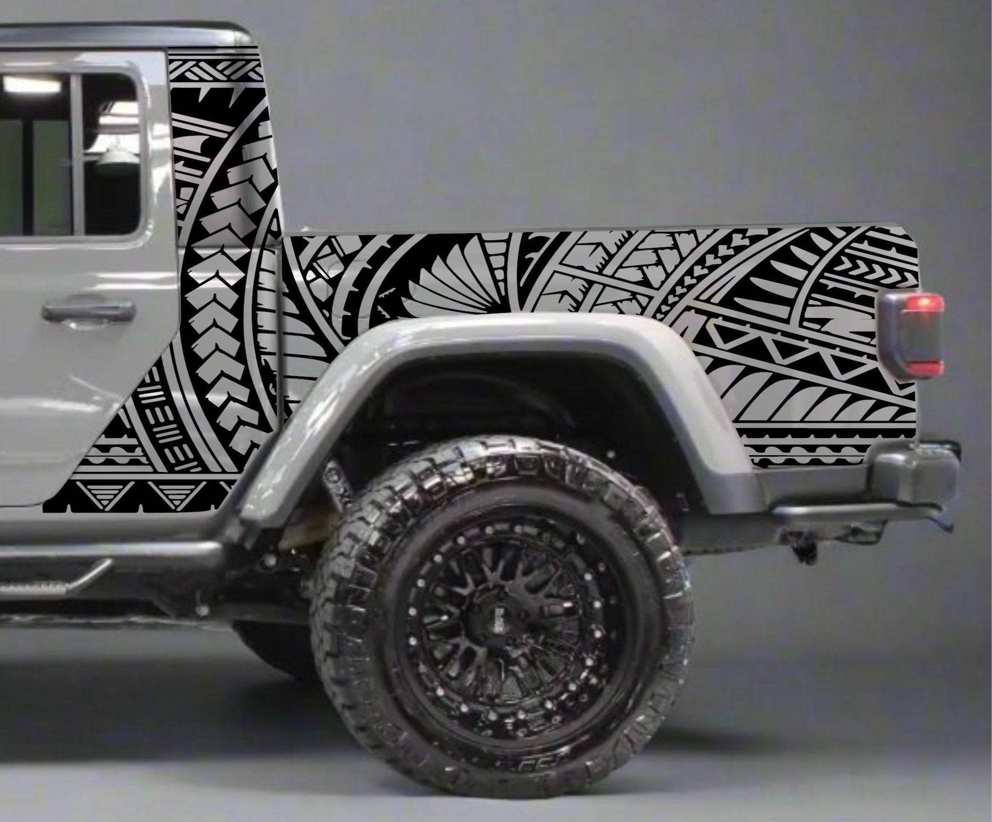 Polynesian Design Decal for Jeep Gladiator 11