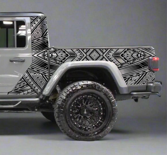 Polynesian Tribal Decals for Jeep Gladiator 