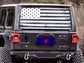 Distressed American Decals for Jeep Wrangler JL, JK (4-Door/2-Door) Rear Back Window