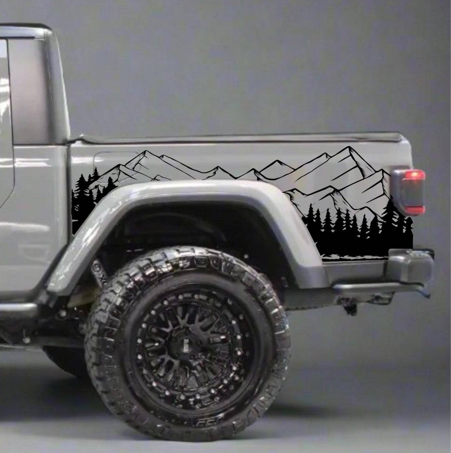 Mountain Silhouette Jeep Gladiator Decals