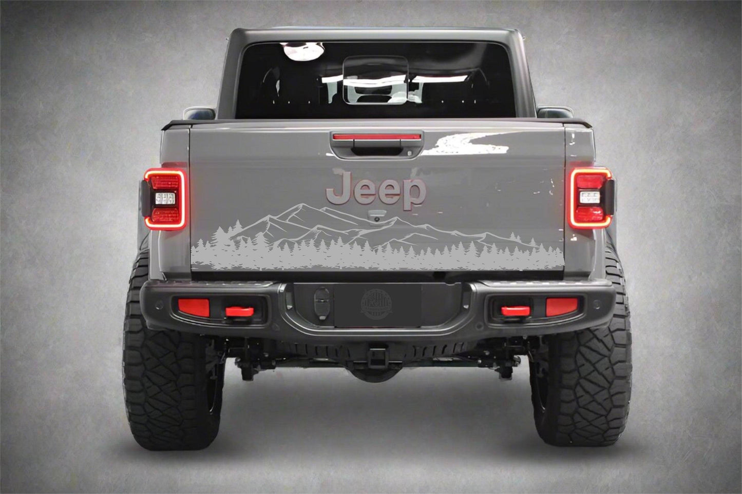 mountain silhouette jeep gladiator decal