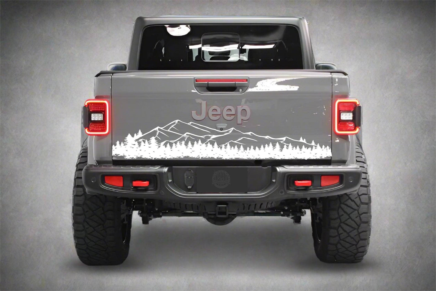 mountain silhouette jeep gladiator decal