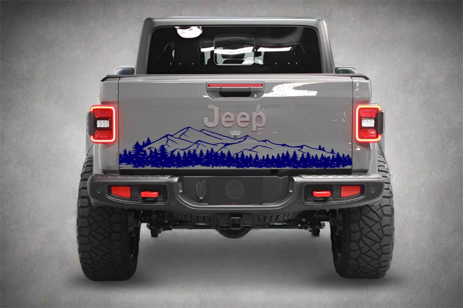 mountain silhouette jeep gladiator decal