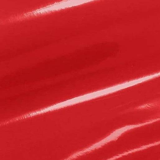 a close up of a red plastic sheet