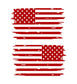 Distressed American Flag Decal Stickers: Patriotic Decals for Trucks, Jeeps, Cars, SUVs | Various Sizes Available