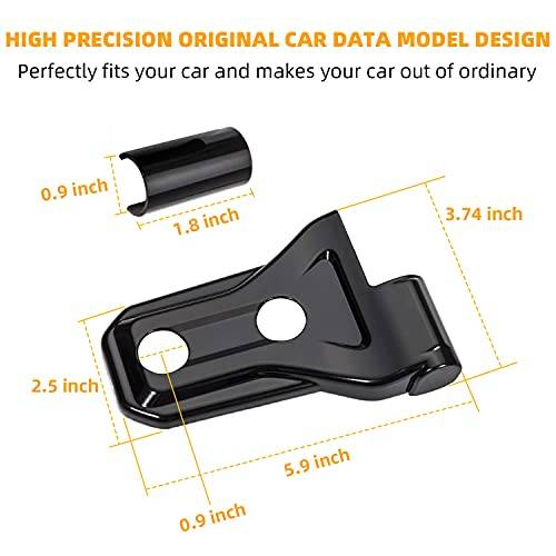 8pc Door Hinge Trim Cover Exterior Accessories Fit for 2018 2019 2020 2021 Jeep Wrangler JL & Unlimited