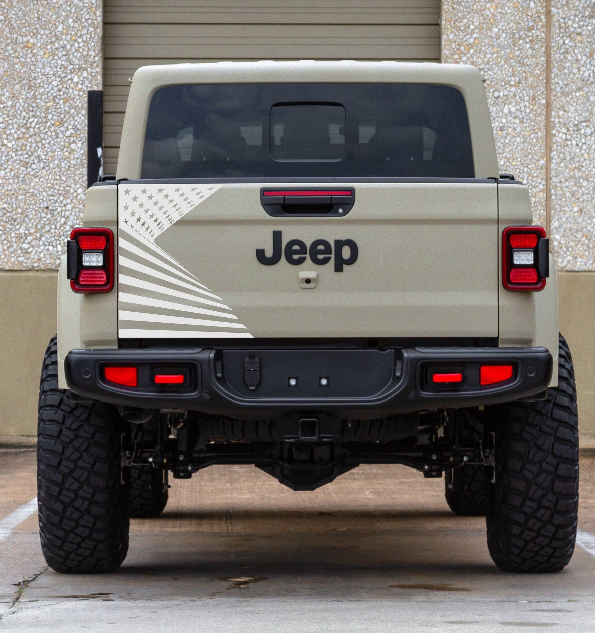 American Flag Decal Sticker for Jeep Gladiator's Tailgate