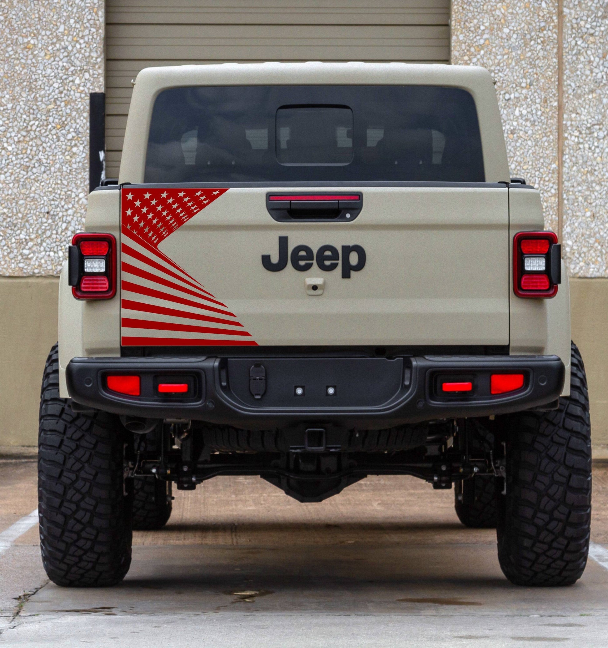 American Flag Decal Sticker for Jeep Gladiator's Tailgate