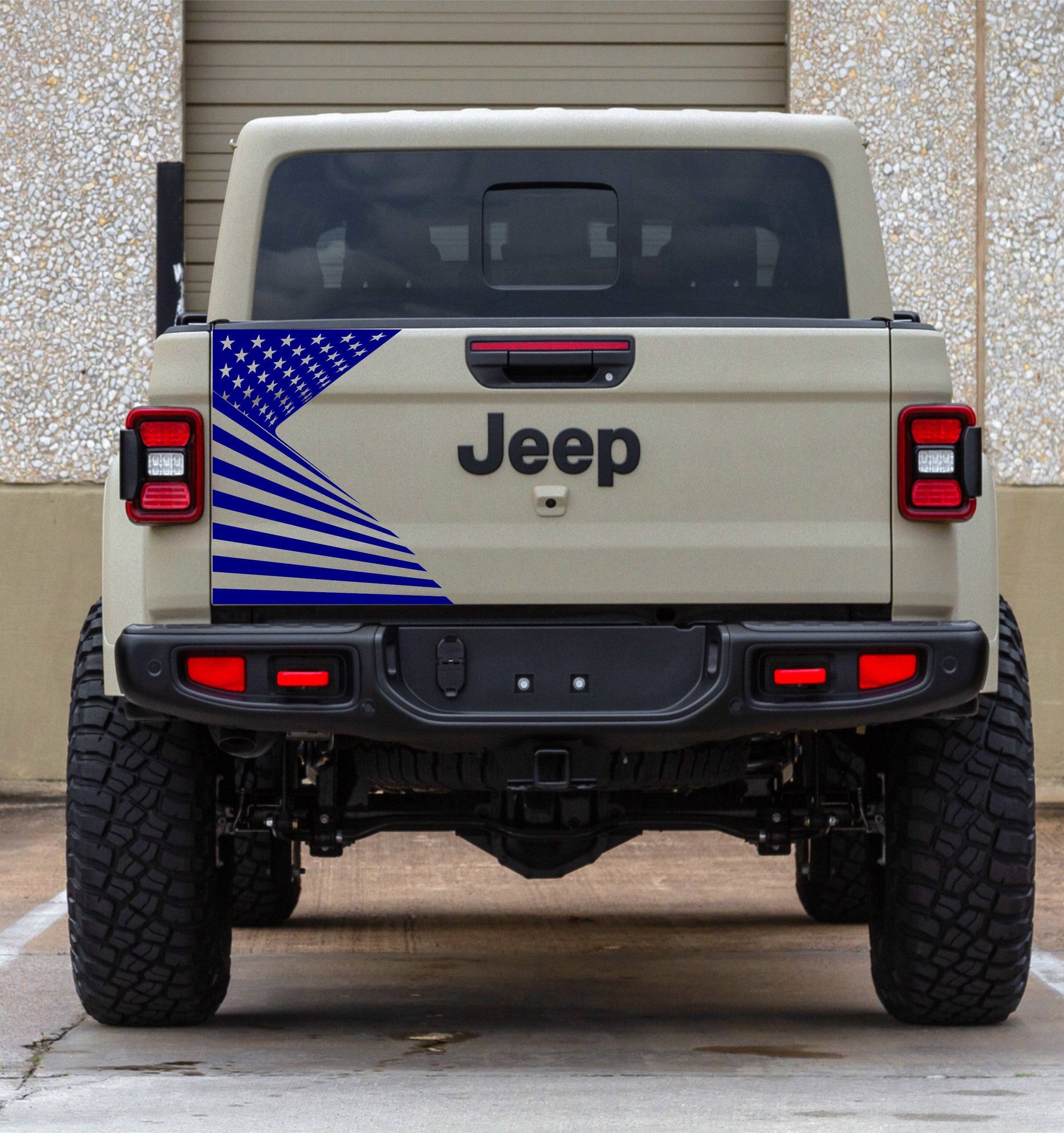 American Flag Decal Sticker for Jeep Gladiator's Tailgate