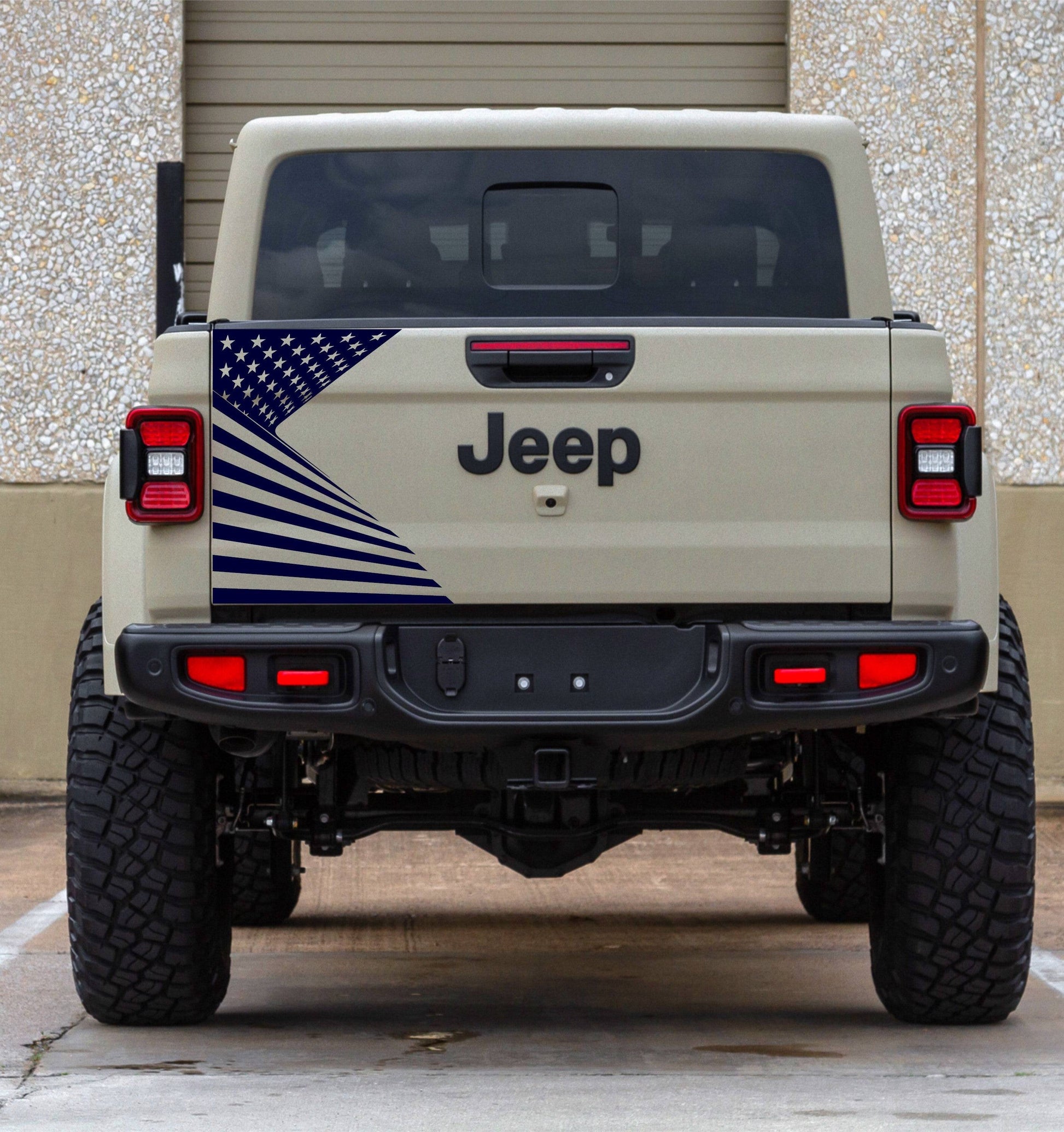 American Flag Decal Sticker for Jeep Gladiator's Tailgate