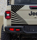 American Flag Decal Sticker for Jeep Gladiator's Tailgate