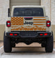 Mountain Silhouette American Flag Jeep Gladiator Tailgate Decals Car Stickers 