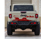 Bears Mountain Silhouette Decal Sticker for Jeep Gladiator Truck Tailgate