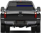 Blue Lives Matter, Distressed American Flag Decal for Any Trucks ,chevy, silverado, f150, f250, f350, rams, tacoma vinyl decals 