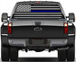 Blue Lives Matter, Distressed American Flag Decal for Any Trucks ,chevy, silverado, f150, f250, f350, rams, tacoma vinyl decals 