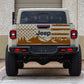 American Flag Mountain Silhouette Vinyl Decal For Jeep Gladiator Gladiator's Tailgate