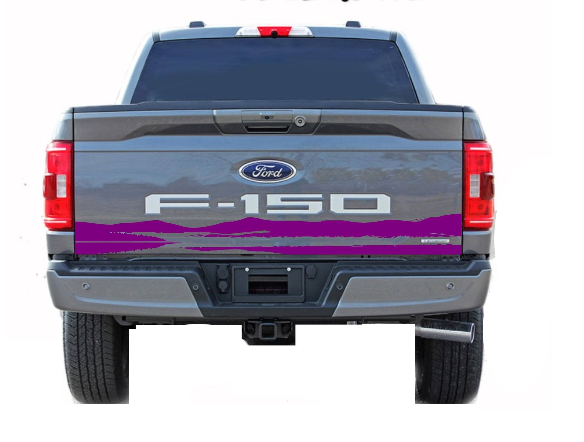 Mountain Silhouette for 2021 2022 Ford F-150 Tailgate Vinyl Decal
