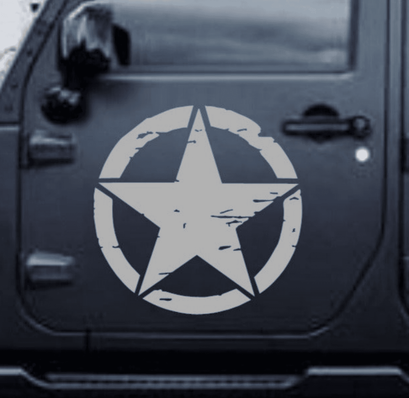 Military Star Decals for Trucks, Jeeps, Cars, SUVs | Sizes Available