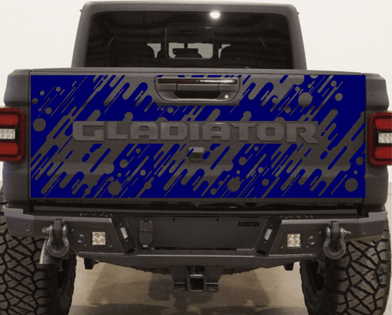 Geometric Eclectic Modern Design Cool Decals Stickers for Jeep Gladiator Truck Tailgate