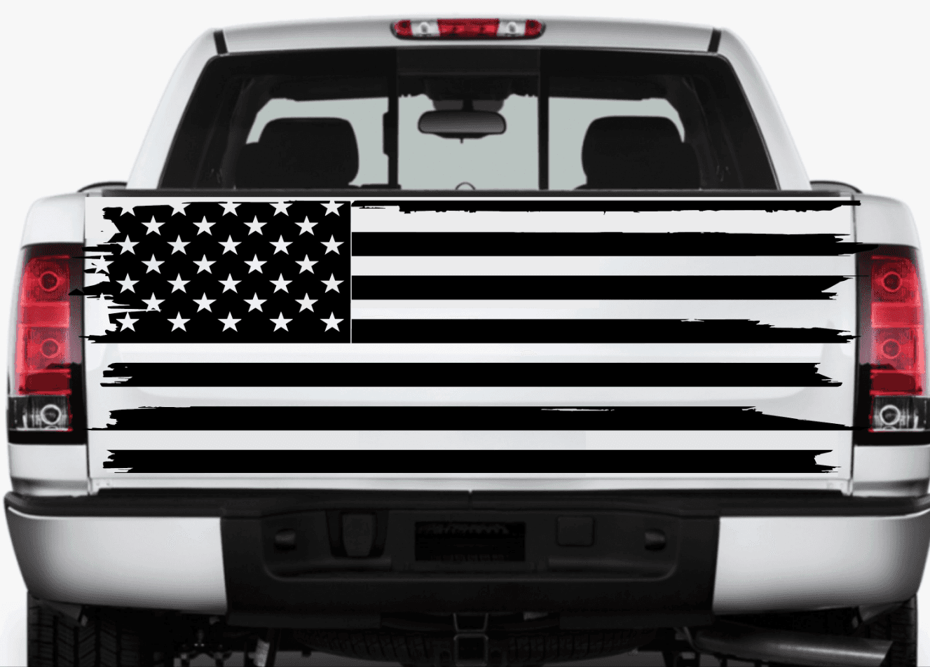 Distressed American Flag Decal Stickers | Patriotic Vinyl Decal for An ...