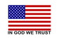 SET OF AMERICAN FLAG " IN GOD WE TRUST" VINYL DECALS FOR CARS, JEEPS, TRUCKS, WINDOWS...