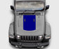 Jeep Wrangler JL/JK/Gladiator Blackout Hood Decal Sticker