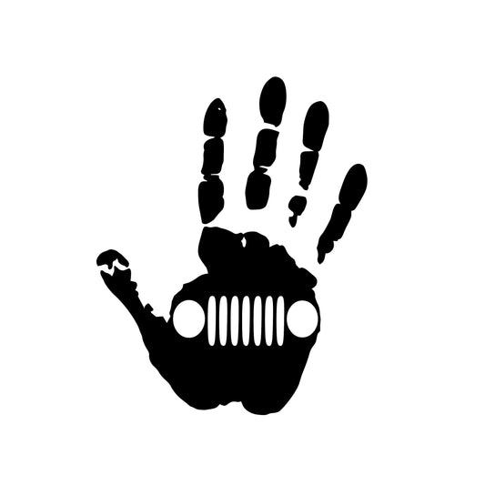  Calcomanías Jeep Wave/Hand Wave – DISEÑO DE PATRIOTAS DE EE. UU.
