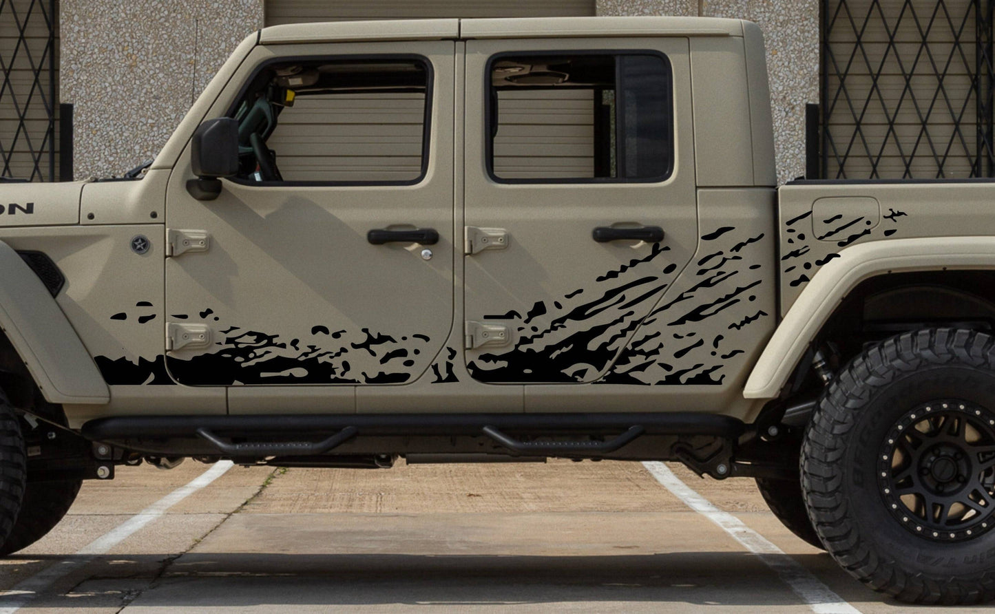 Set of Mud Splash Decals for Jeep Gladiator Truck '19-'22