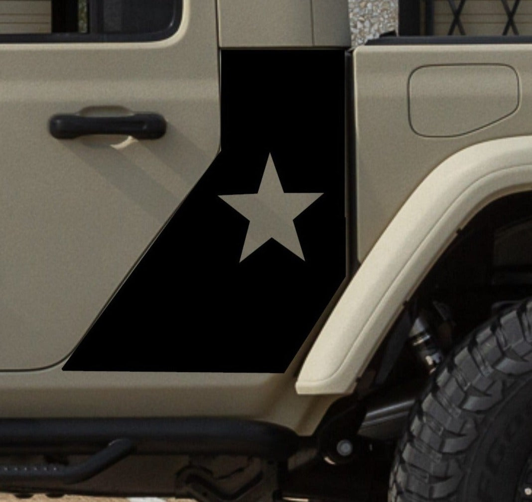 Military Star Decal Stickers For Jeep Gladiator