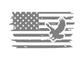 Set of Distressed American Flag Eagle Decals
