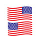 Set of American Flag Vinyl Decal