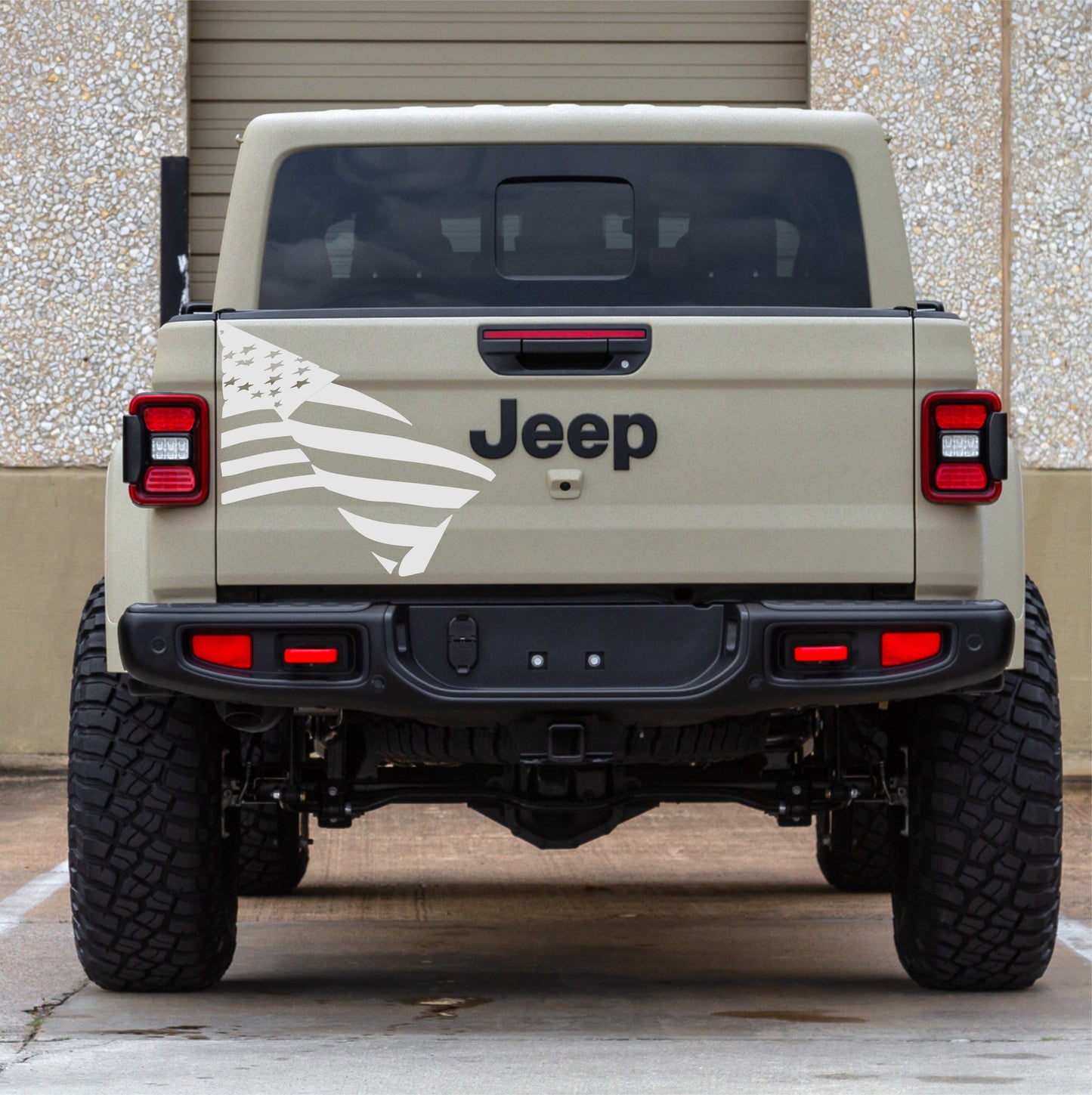 American Flag (Waving) Decal for Jeep Gladiator/Trucks Tailgate 