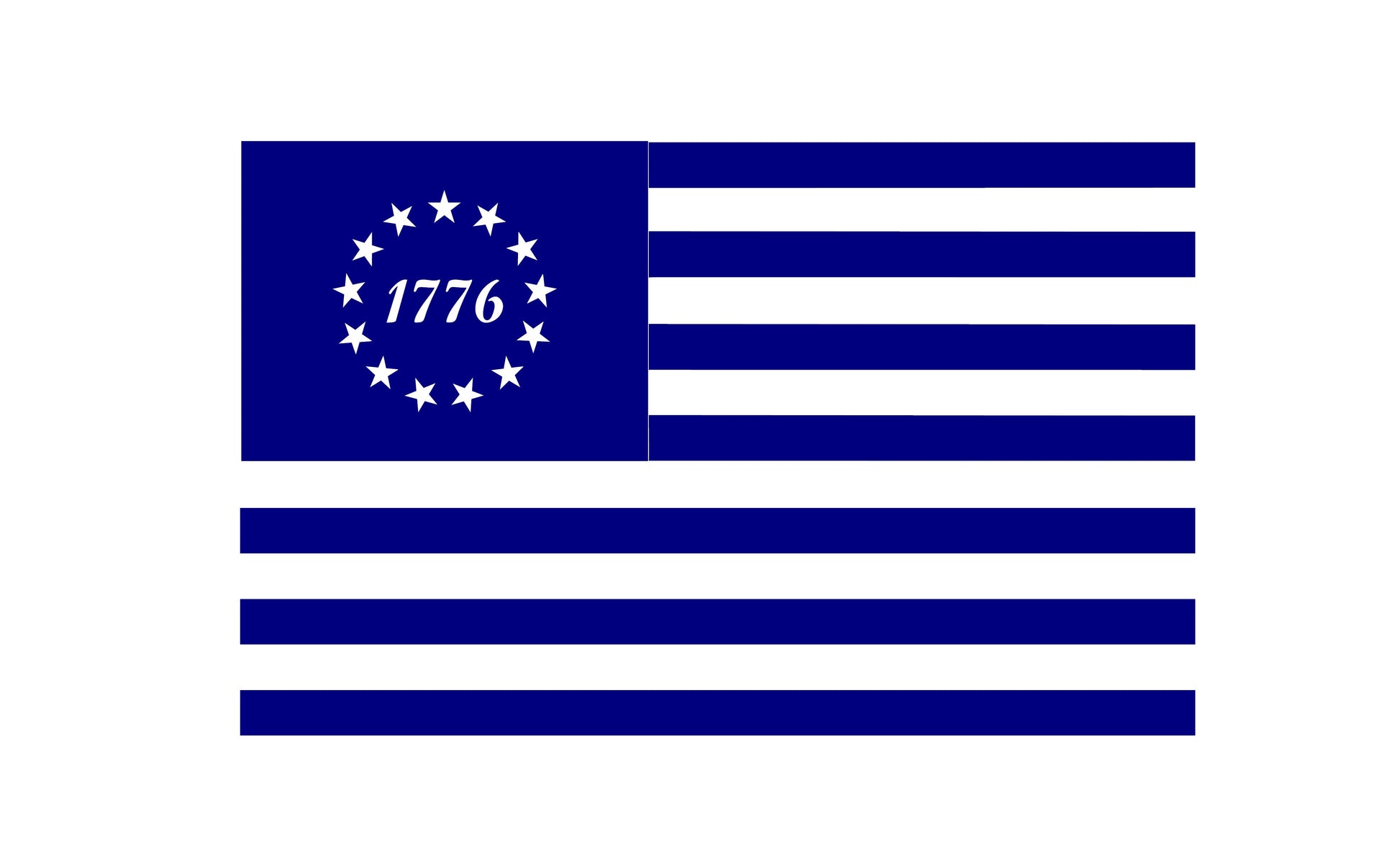 Betsy Ross 1776 American Flag Patriotic Vinyl Decal