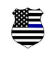 American Flag Cops Policemen Badge  "Blue Lives Matter" Vinyl Decal