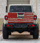 distressed American flag decals stickers vinyl decals patriotic decals for jeep gladiator tailgate